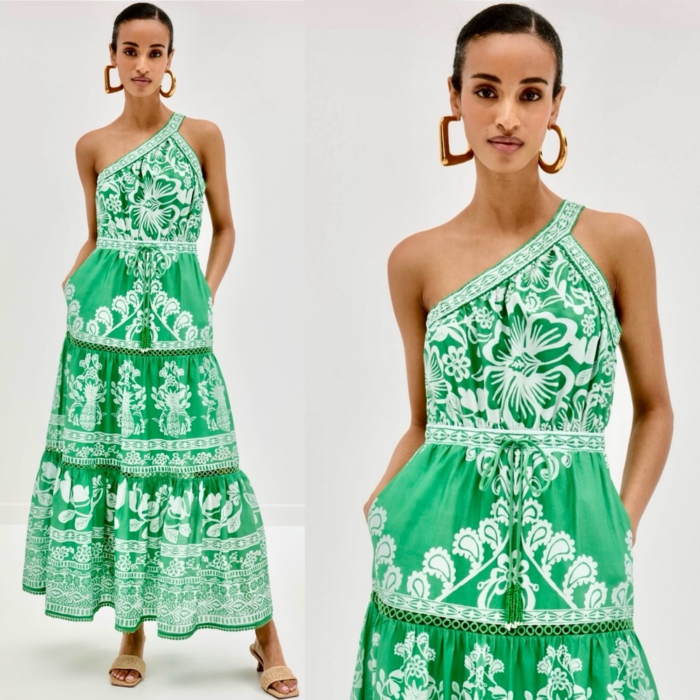 🌺🎉HP🎉🌺 NWT Farm Rio Sweet Garden Maxi Dress - Picture 4 of 16